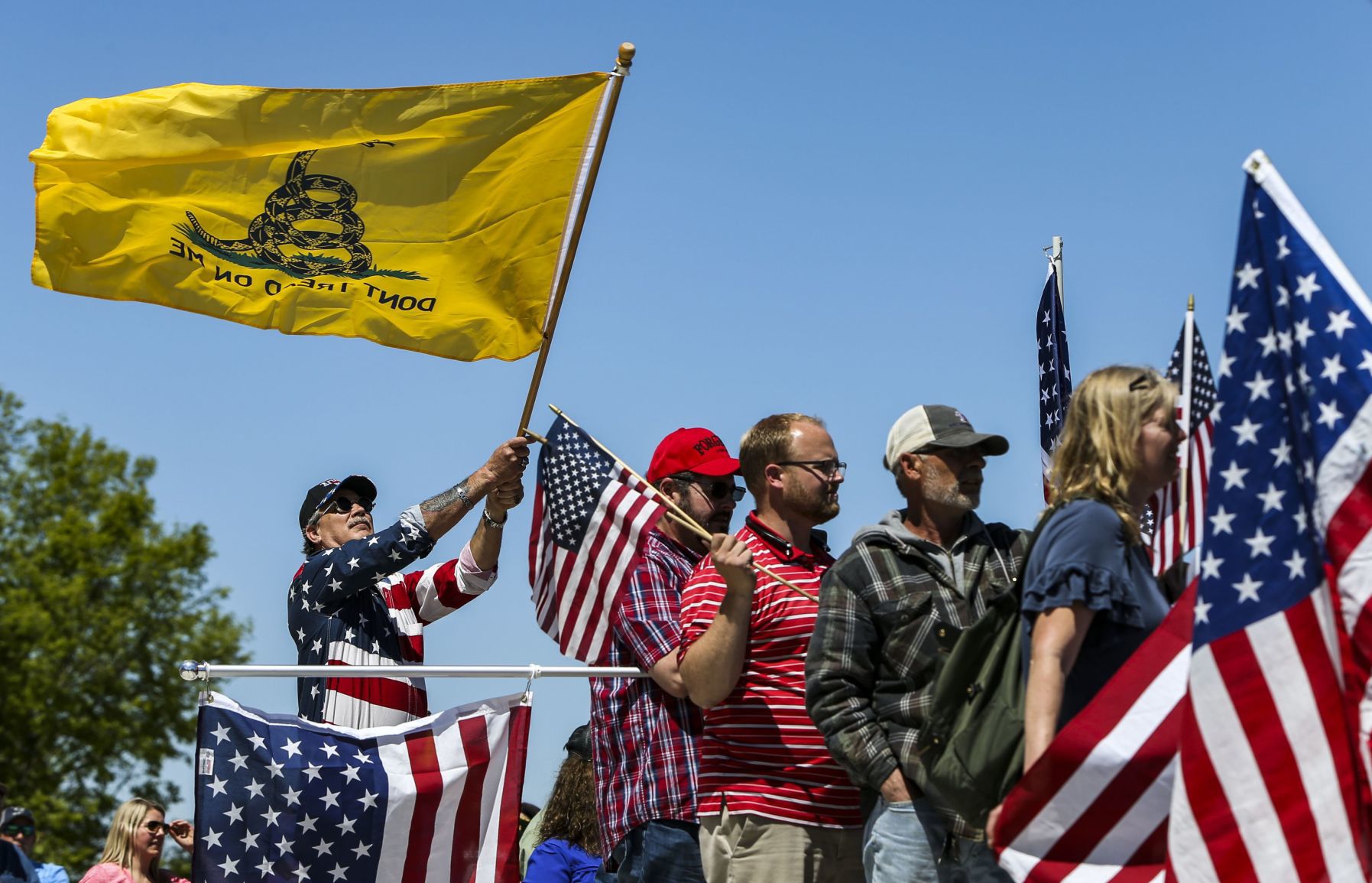 Citizens protest stay-home order